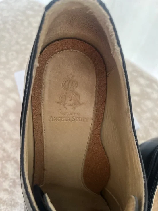 The Office of Angela Scott Miss Button Black Derby/Oxford - Picture 6 of 10